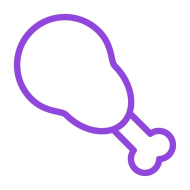 kaşık simgesi, ince çizgi biçimi