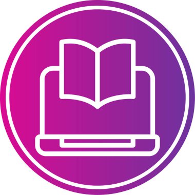 kitap vektörü simgesi modern illüstrasyon