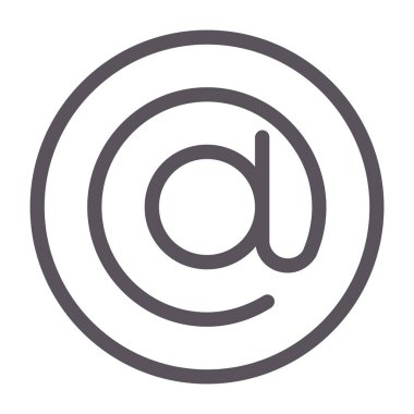 vektör harfi e simge illüstrasyonu