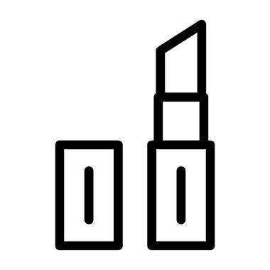 güzellik vektörü ince çizgi simgesi