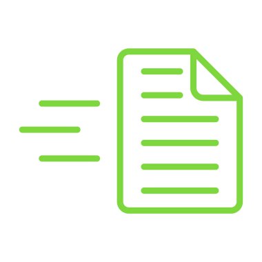 İşaretleme satırı simgesine sahip kağıt belge