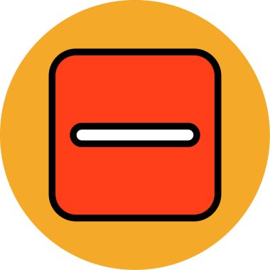 Uzun gölgeli bir dairenin simgesi