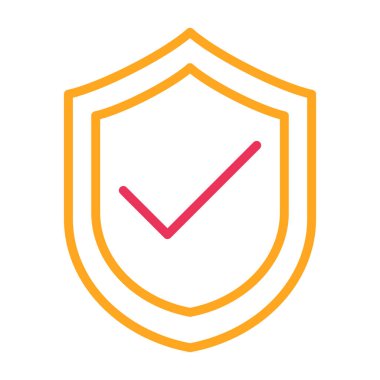 İşaretleme simgesi vektör illüstrasyonunu kontrol et