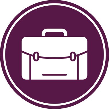 evrak çantası ikonu vektör illüstrasyonu