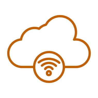 bulut hesaplama simgesi, vektör illüstrasyonu