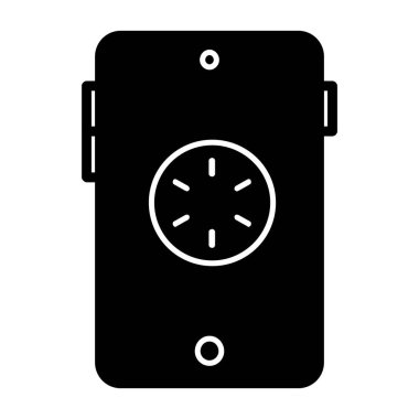 Modern b 'nin vektör gösterimi saatin simgesinden yoksundur