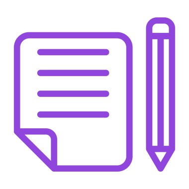 kağıt simgesi vektör illüstrasyonu