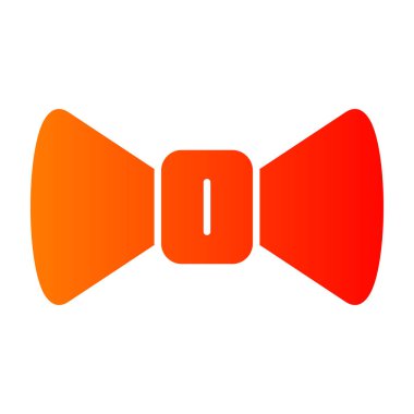 Kravat simgesinin vektör illüstrasyonu