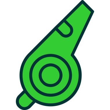 Yeşil bir simgenin vektör illüstrasyonu