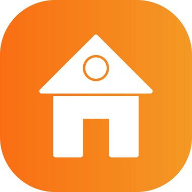 Ev vektör simge işareti simge vektör çizim kişisel ve ticari kullanım için..