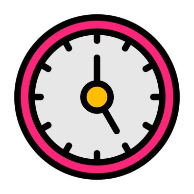 Alarm saat simgesi, basit tasarım