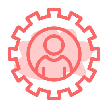 Ayarlama. Web simgesi basit illüstrasyon