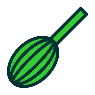 Yeşil tütün ikonu. Web tasarımı için yeşil tütün vektör simgesinin basit çizimi