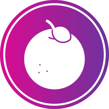 Kiraz bir simge vektör çizim