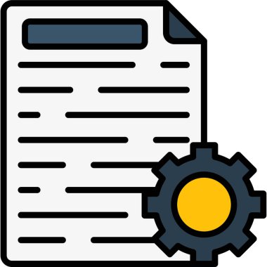 dosya belgesi simgesi doldurulmuş - özet biçimi