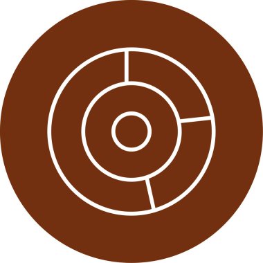 Modern simgenin vektör illüstrasyonu