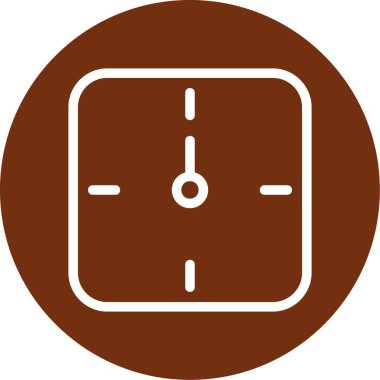 Saat simgesinin vektör illüstrasyonu