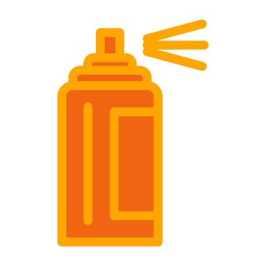 Hardal ikonlu bir şişe. vektör illüstrasyonu