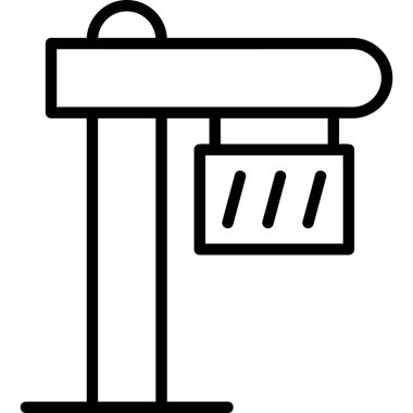 bank simgesi, vektör illüstrasyonu