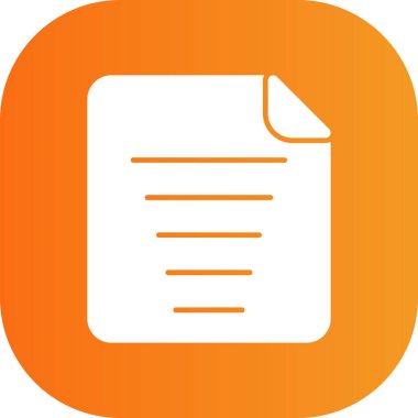 Vektör belgesi Simge illüstrasyonu