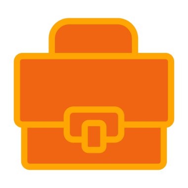 çanta simgesi vektör illüstrasyonu