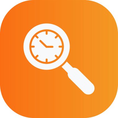 Saat simgesi vektör illüstrasyonu