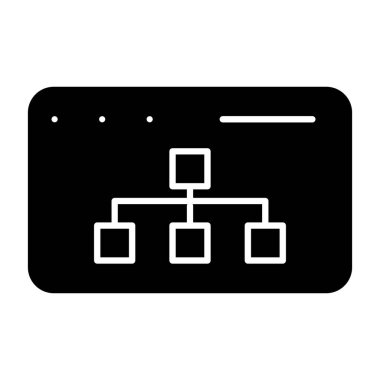 ağ paylaşım simgesi çizimi