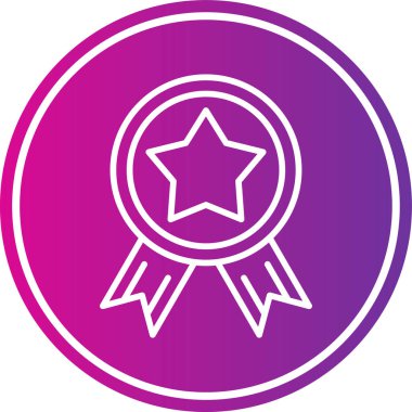 Ödül rozeti ikonu. vektör illüstrasyonu