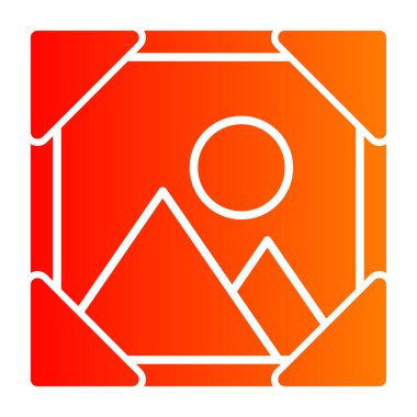 pusula simgesi modadan izole edilmiş arkaplan