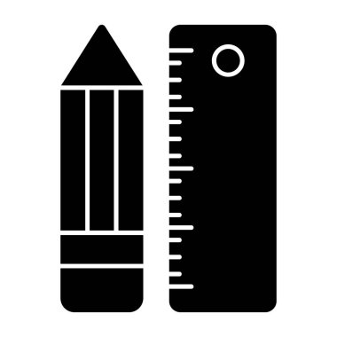 Cetvel simgesi, basit biçim