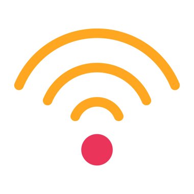 kablosuz ikon vektör illüstrasyonu