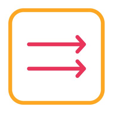 Doğru yönde ok simgesi