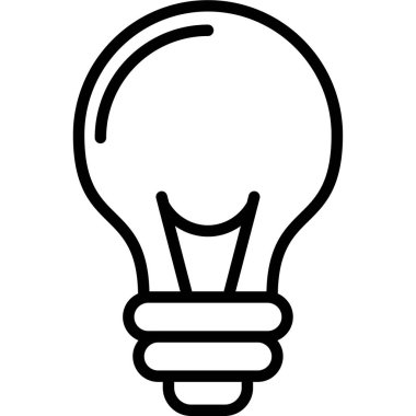özet biçiminde ampul ışığı yaratıcılığı simgesi