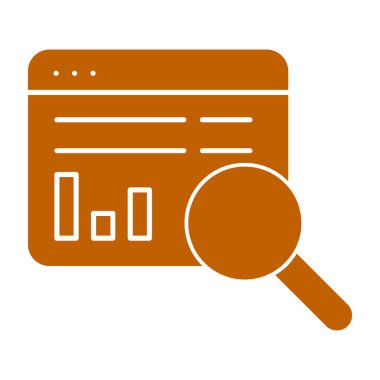 Arama simgesi, vektör illüstrasyonu