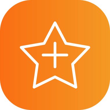 yıldız simgesi vektör illüstrasyonu