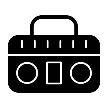 Elektrikli ısıtıcı simgesi. Elektrikli ısıtıcı vektör simgesi web için basit örnek