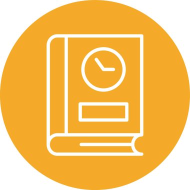 çalar saat simge vektör çizim