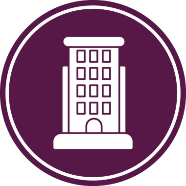 Benzersiz yapı ikonu vektör çizimi