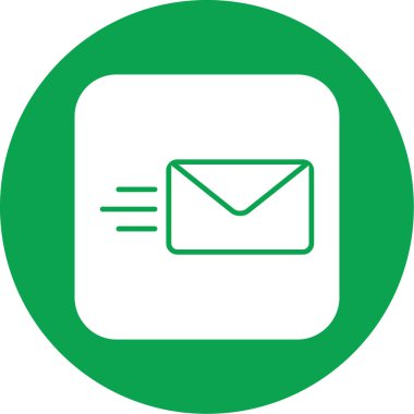 E-posta. Web simgesi basit illüstrasyon