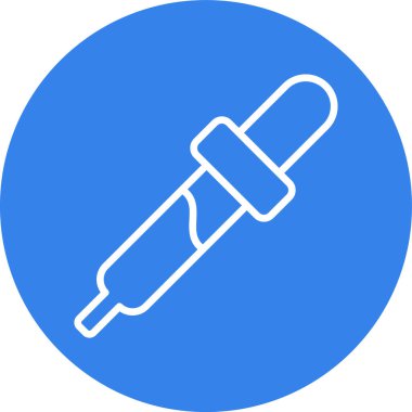 Bir şırınga simgesinin vektör çizimi