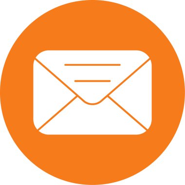 E- posta simgesi vektör illüstrasyonu