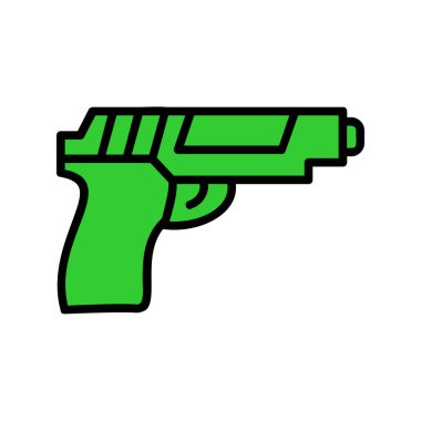 silah simgesi vektör illüstrasyonu