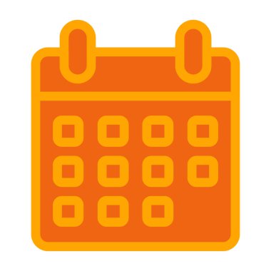 takvim anımsatıcı simgesi, düz tasarım