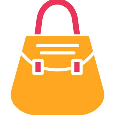 El çantası modern simge, vektör illüstrasyonu