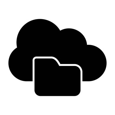 bulut hesaplama vektörü simgesi