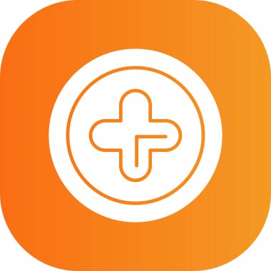 Tıbbi ve bakımın vektör simgesi