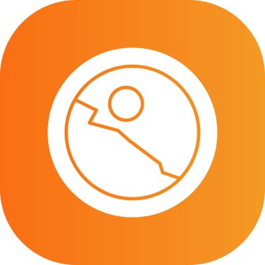 Bir büyüteçin vektör çizimi