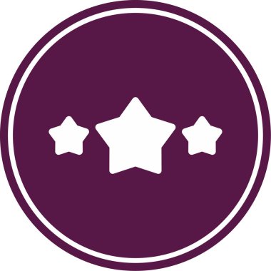 yıldız simgesi vektör illüstrasyonu