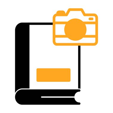 Kamera simgesi. düz tasarım biçimi