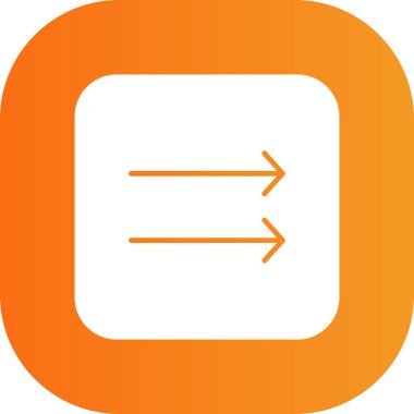 Bir okun bir simgesinin vektör illüstrasyonu